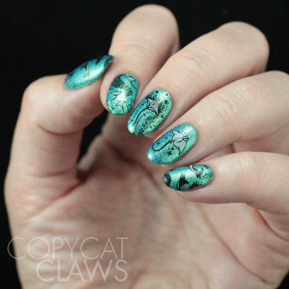 Winged Voyagers (M508) - Nail Stamping Plate