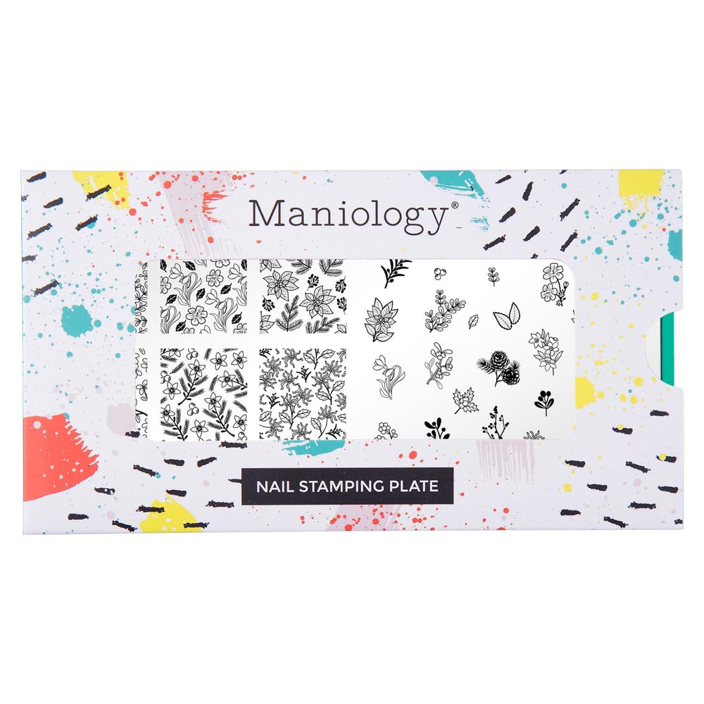 Winter Botanicals (M511) - Nail Stamping Plate