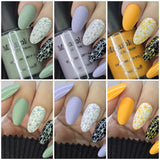 Withered Beauty: 3-Piece Pearl Cream Stamping Polish Set