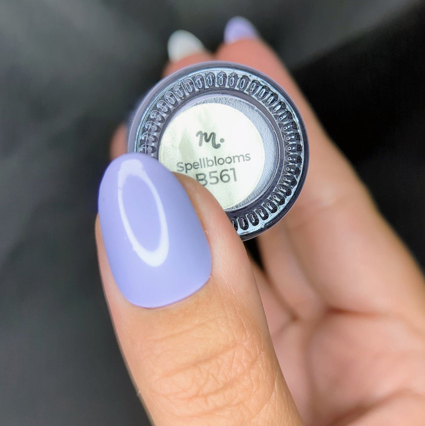 Withered Beauty: Spellblooms (B561) - Purple Pearl Cream Stamping Polish