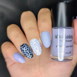 Withered Beauty: Spellblooms (B561) - Purple Pearl Cream Stamping Polish