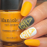 Withered Beauty: 3-Piece Pearl Cream Stamping Polish Set