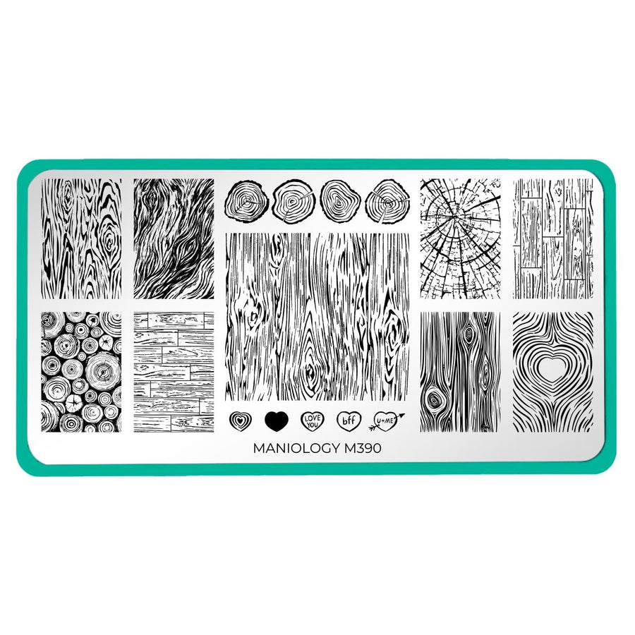 Woodland Trimmings (M390) - Nail Stamping Plate