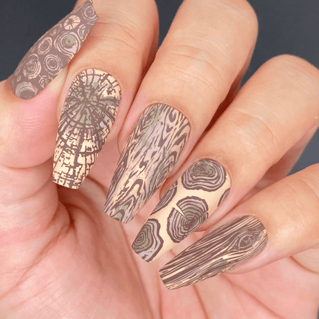 Woodland Trimmings (M390) - Nail Stamping Plate