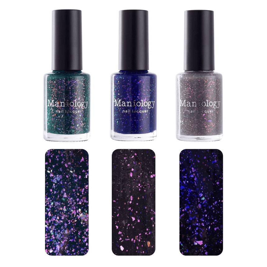 Woodland Walk: 3-Piece Jelly Flakies Nail Polish Set