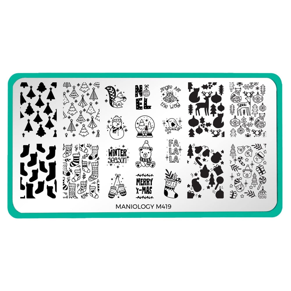 Wrapped in Joy (M419) - Nail Stamping Plate