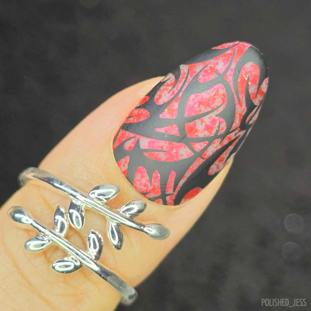 Y2K Tattoo (M538) - Nail Stamping Plate