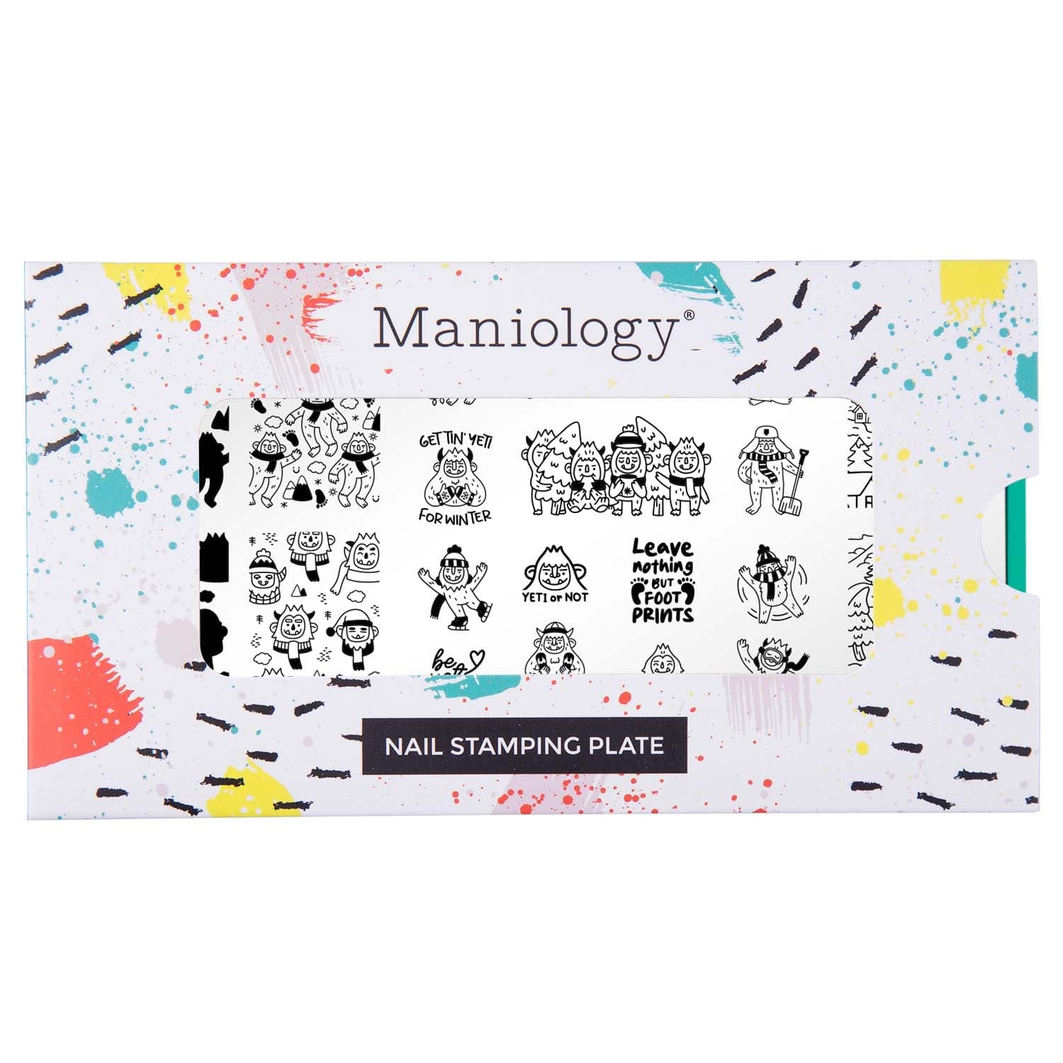 Yeti Up (M448) - Nail Stamping Plate – Maniology