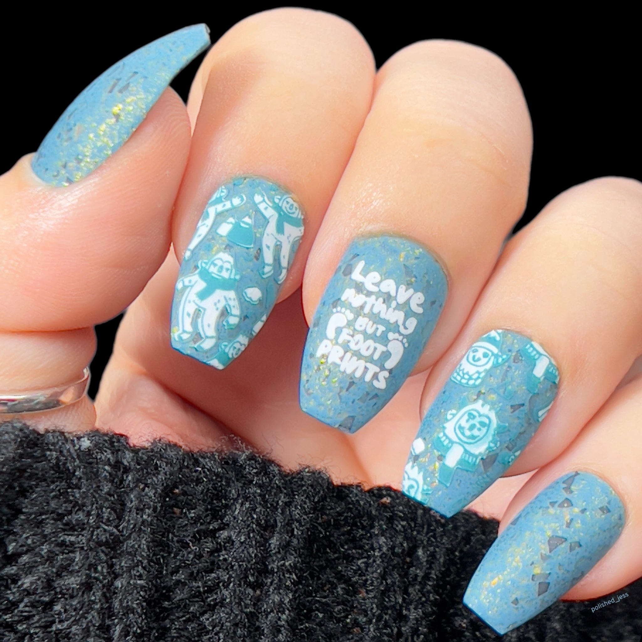 Yeti Up (M448) - Nail Stamping Plate – Maniology
