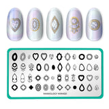 Absolute Gem: Cut to Sparkle (MXM021) - Nail Stamping Plate