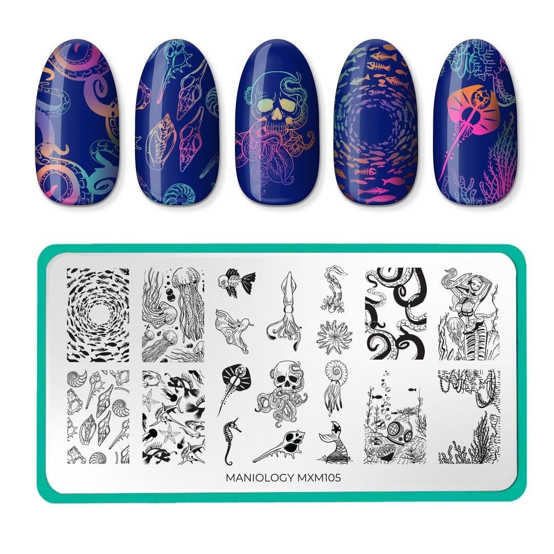 Abyss: Darkwater Dwellers (MXM105) - Nail Stamping Plate – Maniology
