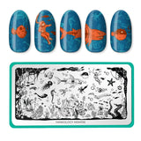 Abyss: Grave Below (MXM106) - Nail Stamping Plate