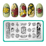 Art Nouveau: Floral Muse (MXM071) - Nail Stamping Plate