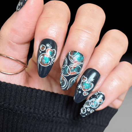 Bubble Pop: Bubble Buddies (MXM132) - Nail Stamping Plate