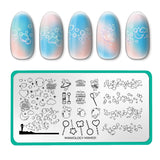 Bubble Pop: Burst of Fun (MXM131) - Nail Stamping Plate