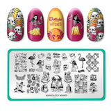 Creepy Tiki: Spirited Luau (MXM111) - Nail Stamping Plate