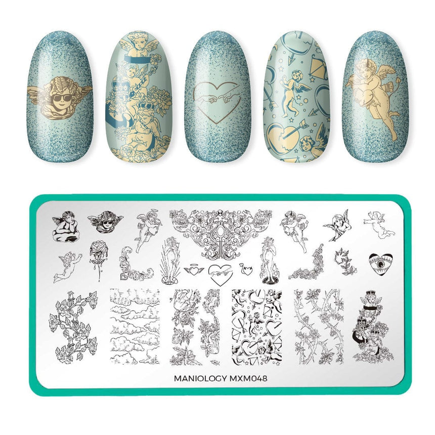 Devils & Angels: Cherubs of Chaos (MXM048) - Nail Stamping Plate
