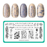 Devils & Angels: Thorns of Roses (MXM047) - Nail Stamping Plate