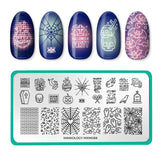 Electro-Cute: Wicked Glow (MXM088) - Nail Stamping Plate