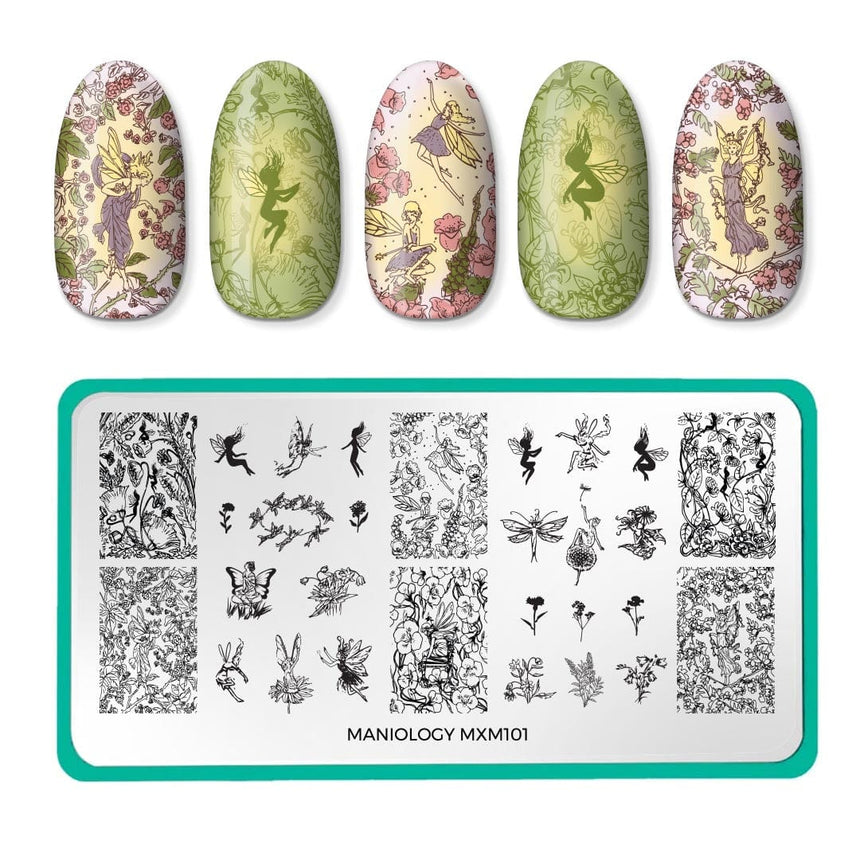 Enchanted: Twilight Fae (MXM101) - Nail Stamping Plate