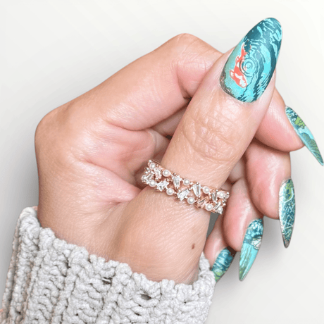 Enchanted Waters: Lotus Mirror (MXM171) - Nail Stamping Plate
