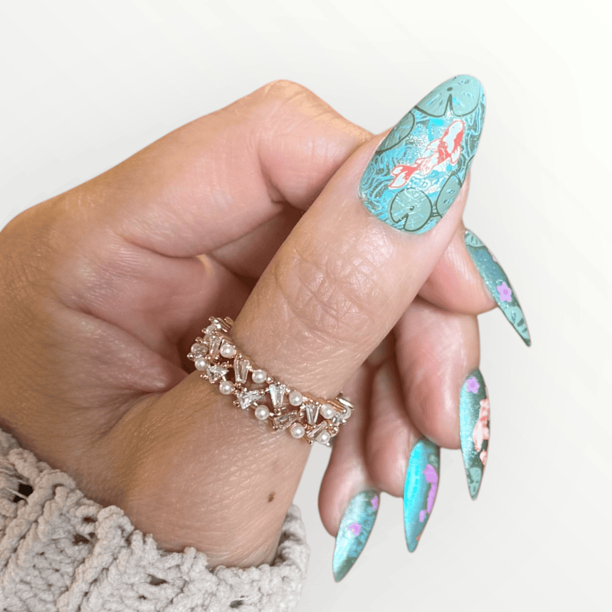 Enchanted Waters: Lotus Mirror (MXM171) - Nail Stamping Plate
