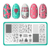 Fun Fair: Carousel Dreams (MXM093) - Nail Stamping Plate