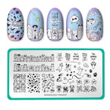 Furever Friends: Paws & Play (MXM127) - Nail Stamping Plate