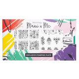 Garden Gems: Gemstone Bouquet (MXM175) - Nail Stamping Plate