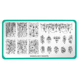 Garden Gems: Gemstone Bouquet (MXM175) - Nail Stamping Plate