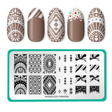 Gingerbread House: Deck the Dough (MXM139) - Nail Stamping Plate