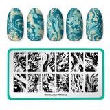 Go with the Flow: Liquid Muse (MXM133) - Nail Stamping Plate