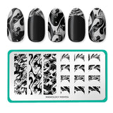 Go with the Flow: Tip the Flow (MXM134) - Nail Stamping Plate