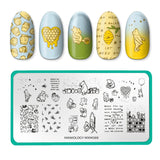 Hundred Acre Wood: Hunny Trails (MXM089) - Nail Stamping Plate