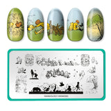 Hundred Acre Wood: Tales from the Wood (MXM090) - Nail Stamping Plate