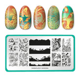Into the Wild: Treetop Chorus (MXM084) - Nail Stamping Plate
