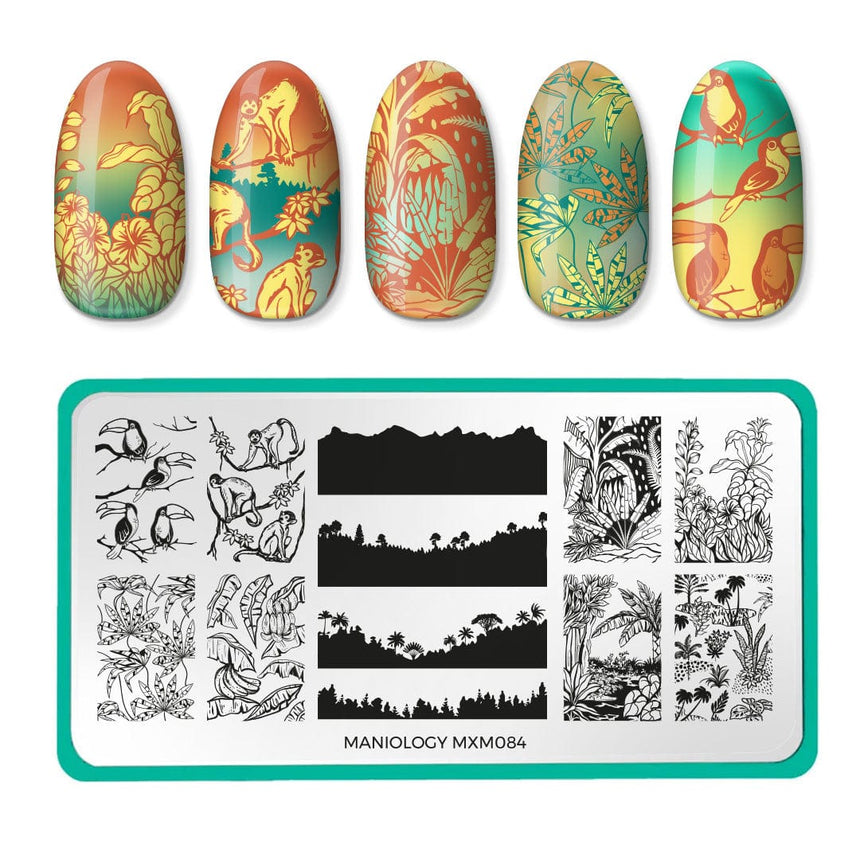 Into the Wild: Treetop Chorus (MXM084) - Nail Stamping Plate