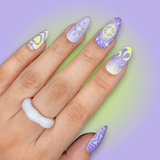 Retro Glow: Airwave Aura (MXM153) - Nail Stamping Plate
