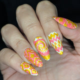 Chroma Fusion: Melted Aura (MXM177) - Nail Stamping Plate