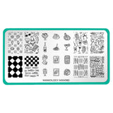 La Dolce Vita: Al Mare (MXM180) - Nail Stamping Plate