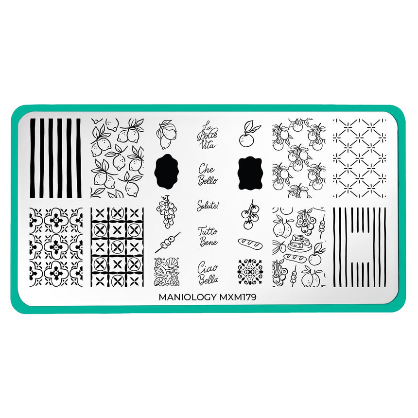 La Dolce Vita: Sotto Un Albero (MXM179) - Nail Stamping Plate