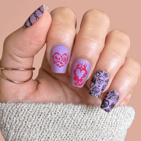 Love After Life: Here & Now (MXM167) - Nail Stamping Plate