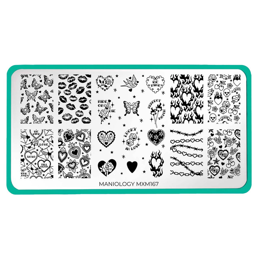 Love After Life: Here & Now (MXM167) - Nail Stamping Plate