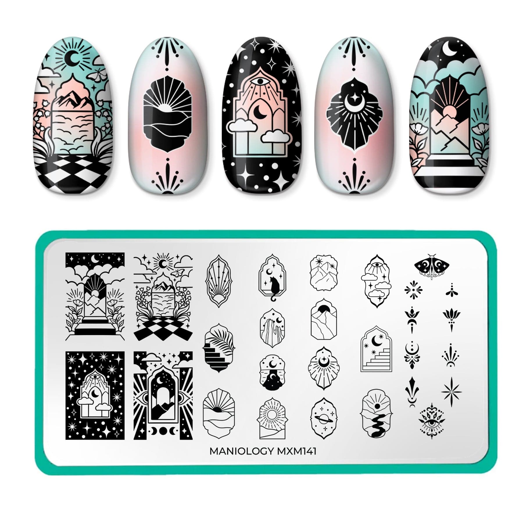 eminal⭐︎ページ Magic Portals: Glimpse Beyond (MXM141) - Nail Stamping Plate