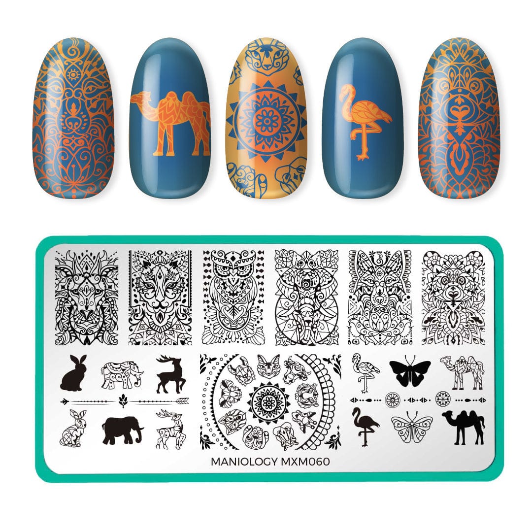 Mandala: Zen Creatures (MXM060) - Nail Stamping Plate – Maniology
