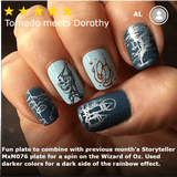 Storm Chaser: Eye of the Storm (MXM078) - Nail Stamping Plate