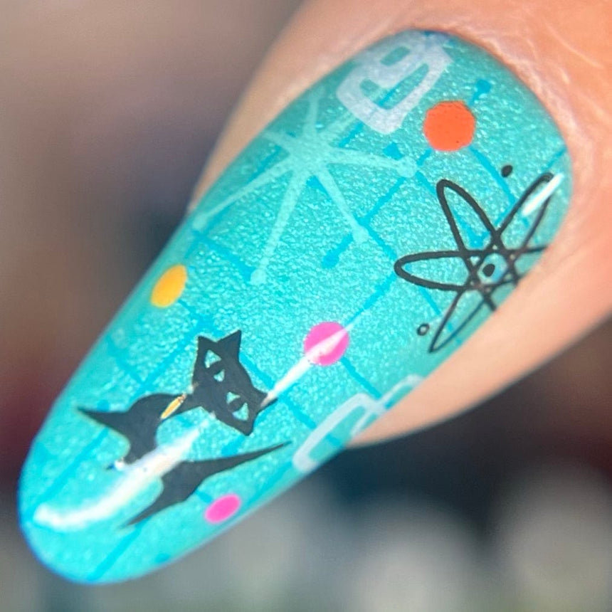 Timeless Mod: Optic Pop (MXM150) - Nail Stamping Plate