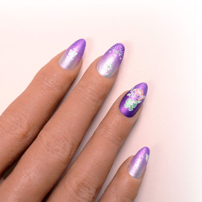 Birthday Bouquests: Born to Bloom (MXM118) - Nail Stamping Plate