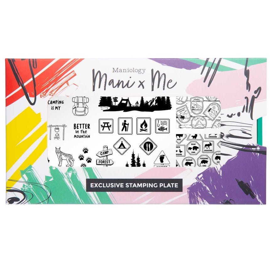 Great Outdoors: Fireside Stories (MXM108) - Nail Stamping Plate