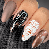 Great Outdoors: Fireside Stories (MXM108) - Nail Stamping Plate